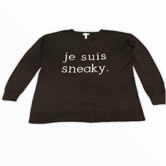 SOLD Joie | Eloisa 'Je Suis Sneaky' Sweater small - Picture 2 of 5